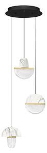 Dizajnový LED luster Dorin 18W A – Biela