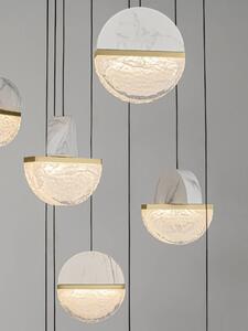 Dizajnový LED luster Dorin 72W B – Biela