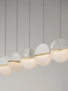 Dizajnový LED luster Dorin 30W A – Biela (9214190)