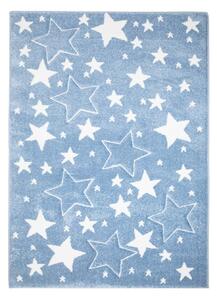 Dekorstudio Detský koberec BEAUTY modré hviezdy Rozmer koberca: 120x170cm