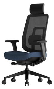 Kancelárska ergonomická stolička K42 — sieť, látka, čierna / viac farieb Modrá