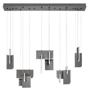 Moderný LED luster Totem 20W A – Sivá