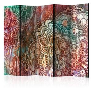 Artgeist Paraván - Mandala: Copper Garden II [Room Dividers]