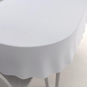 Biante Teflónový oválny obrus TF-078 Ornamenty - studená biela 50x100 cm