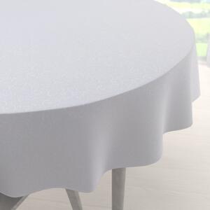 Biante Teflónový okrúhly obrus TF-078 Ornamenty - studená biela Ø 60 cm
