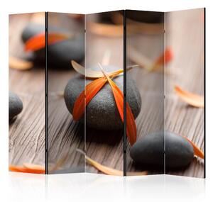 Artgeist Paraván - Stones and Flower Petals II [Room Dividers]
