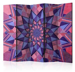 Artgeist Paraván - Star Mandala (Pink-Violet) II [Room Dividers]