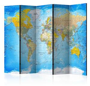 Artgeist Paraván - World Classic Map [Room Dividers]