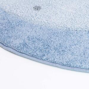 Dekorstudio Okrúhly detský koberec BEAUTY Modrá labuť Priemer koberca: 120cm