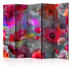 Artgeist Paraván - Painted Poppies II [Room Dividers]