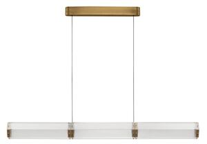 LED moderný luster Essenzo Medená 24W