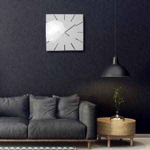Dekorstudio Moderné nástenné hodiny EXACT biele - 50cm