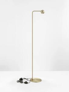 Dizajnová stojaca lampa Sfera Zlatá