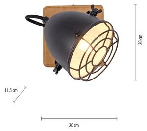 Leuchten Direkt 15171-18 - Nástenné bodové svietidlo BEETLE 1xE14/10W/230V
