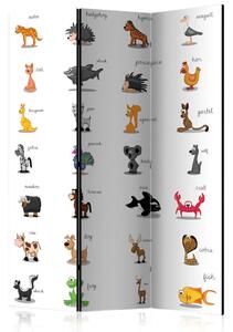 Artgeist Paraván - Learning by playing (animals) [Room Dividers]