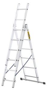 JAKS Multifunkčný hliníkový rebrík 3 x 6 priečok