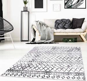 Dekorstudio Moderný koberec TIMELESS - 7547 sivo biely Rozmer koberca: 80x150cm