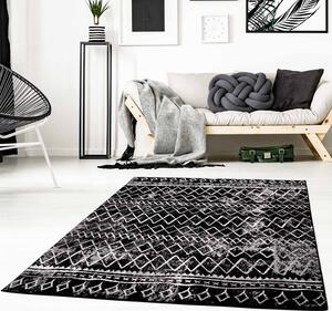Dekorstudio Moderný koberec TIMELESS - 7547 čierno biely Rozmer koberca: 80x150cm