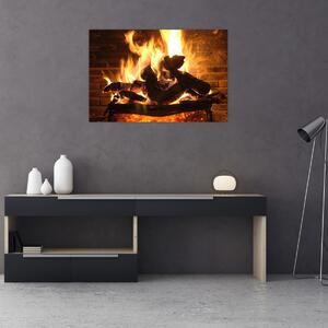 Obraz - Oheň (90x60 cm)