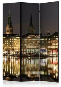Artgeist Paraván - Night in Hamburg [Room Dividers]