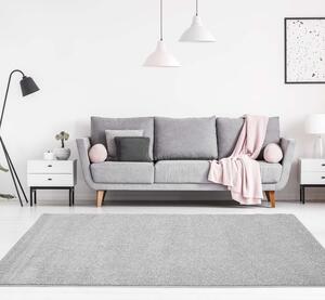 Dekorstudio Moderný koberec MODA SOFT - Sivý Rozmer koberca: 80x150cm