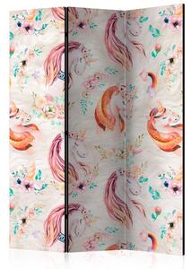 Artgeist Paraván - Pastel Unicorns [Room Dividers]