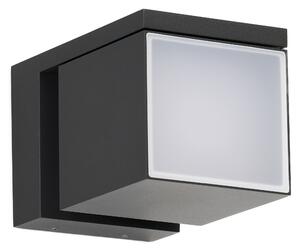 Nástenné svietidlo Cubic Dgr tmavosivé 18 W – Tmavosivá