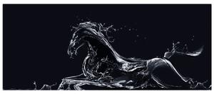 Obraz - Kôň a voda (120x50 cm)