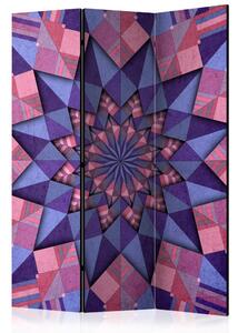 Artgeist Paraván - Star Mandala (Pink-Violet) [Room Dividers]