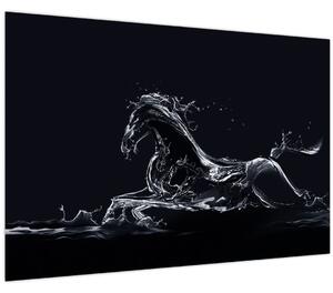 Obraz - Kôň a voda (90x60 cm)