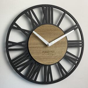 Dekorstudio Moderné drevené hodiny EKO Loft Piccolo