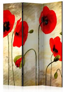 Artgeist Paraván - Golden Field of Poppies [Room Dividers]
