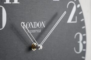 Dekorstudio Moderné drevené hodiny Retro London 30cm