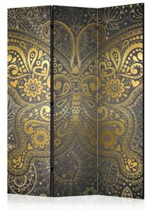 Artgeist Paraván - Golden Butterfly [Room Dividers]
