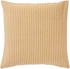 Povlak na polštář Linea Mustard / Light Pink stripes 45 × 45 cm