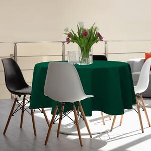 Dekorstudio Okrúhly obrus na stôl - Tmavo zelený