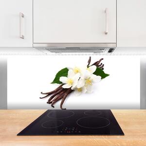 Sklenený obklad Do kuchyne Vanilková tyčinka do kuchyne 125x50 cm