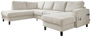 SEDACIA SÚPRAVA, textil, béžová MID.YOU - Sedačky, Online Only