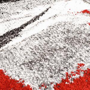 Dekorstudio Moderný koberec MODA SOFT sivo červený 1134 Rozmer koberca: 80x300cm