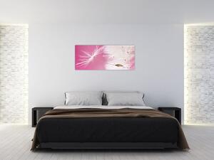 Obraz - Makro kvetu (120x50 cm)