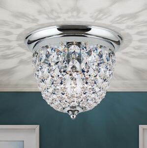 Orion DLU 1840/26-Krištáľové str. svietidlo PLAFOND 1xE27/40W/230V pr.26 cm chróm