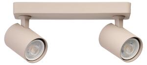 Prisadené bodové svietidlo Exo Beige béžové 2x 50 W