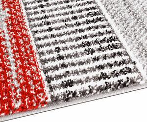 Dekorstudio Moderný koberec MODA SOFT sivo červený 1142 Rozmer koberca: 120x160cm