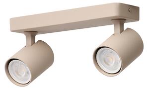 Prisadené bodové svietidlo Exo Line Beige béžové 2x 50 W