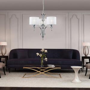 Retro luster Impress 3 biele – Biela