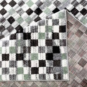 Dekorstudio Moderný koberec MODA SOFT sivo zelený 1141 Rozmer koberca: 80x150cm