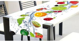 DIMEX | Behúň na stôl Ovocie a voda TS 010 | viacfarebná | 40 x 140 cm