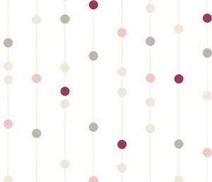 A.S. Création | Vliesová tapeta na stenu Life 2085-14 | 0,53 x 10,05 m | béžová, ružová, červená, biela