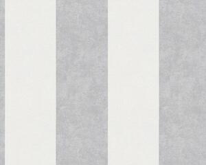 A.S. Création | Vliesová tapeta na stenu Memory 32990-2 | 0,53 x 10,05 m | biela, šedá