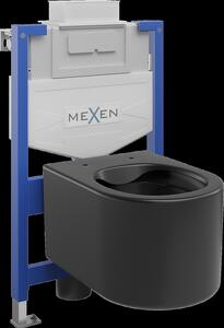 Mexen Fenix XS-U, podomietkový modul a závesné WC Sofia, čierna matná, 6853354XX85